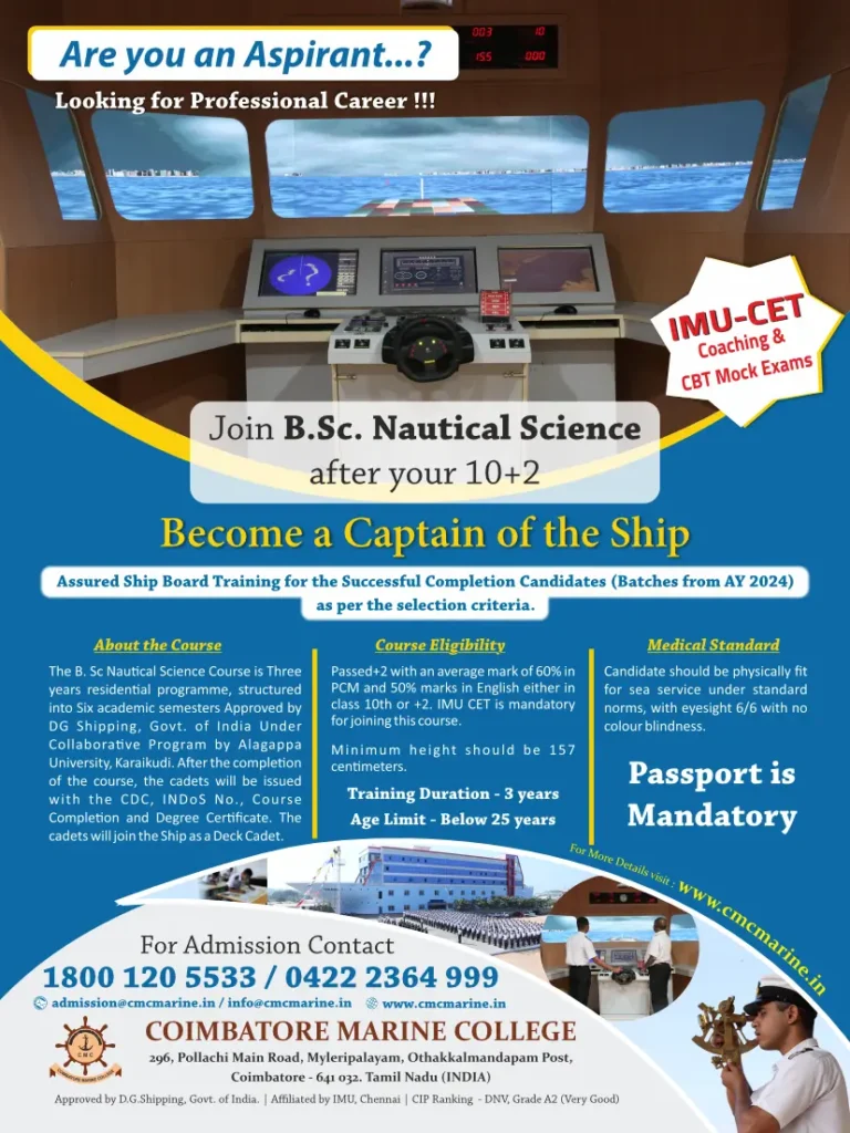 Coimbatore Marine College ETO