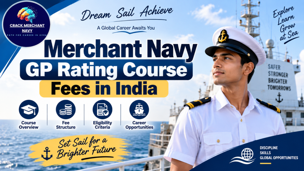 Merchant Navy GP Rating Course Fees in India